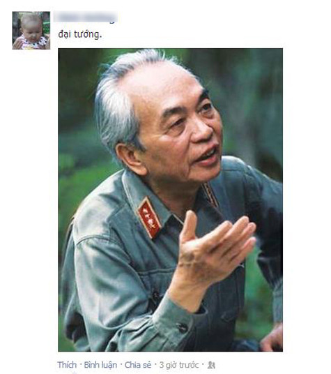 Chỉ có thể cất lên bằng hai từ "Đại tướng" đầy đau buồn, xót xa