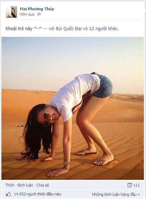 Ngoài trang cá nhân, bức hình còn xuất hiện trên một số trang mạng khiến độc giả phẫn nộ. Ngoài trang cá nhân, bức hình còn xuất hiện trên một số trang mạng khiến độc giả phẫn nộ.