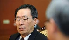 Vũ Đại Vĩ, đặc phái viên của Trung Quốc về vấn đề Bắc Triều Tiên vừa tiếp người đồng cấp Hàn Quốc Lim Sung-nam tại Bắc Kinh Vũ Đại Vĩ, đặc phái viên của Trung Quốc về vấn đề Bắc Triều Tiên vừa tiếp người đồng cấp Hàn Quốc Lim Sung-nam tại Bắc Kinh