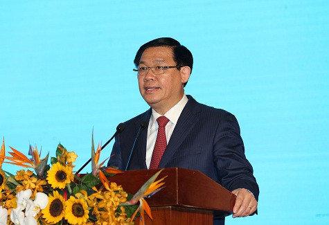 Phó Thủ tướng Vương Đình Huệ phát biểu. Ảnh: VGP