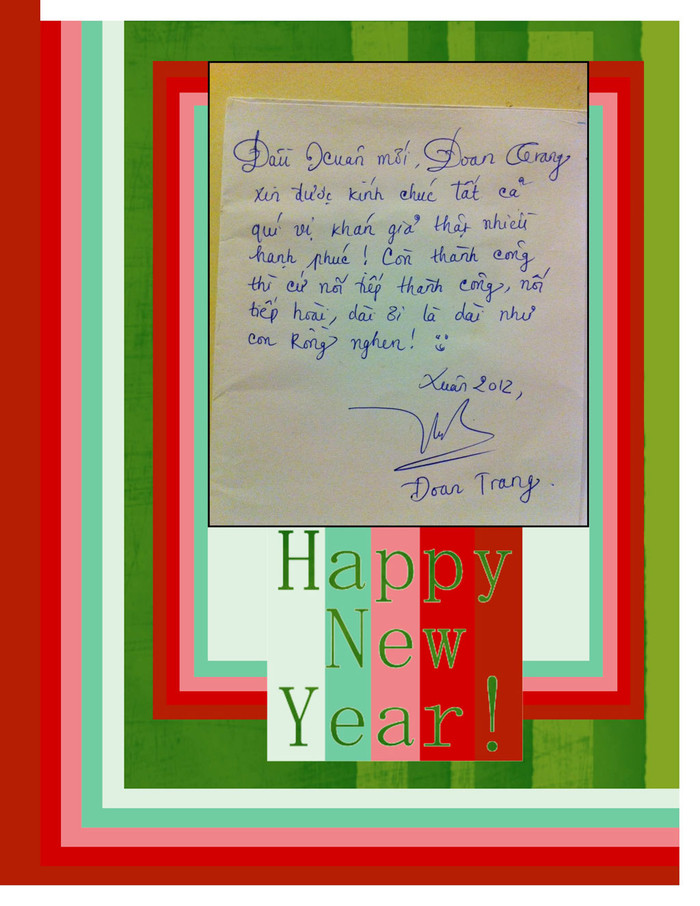 Trong 2 năm trở lại, Đoan Trang giành nhiều thắng lợi ở các gameshow nổi tiếng như Bước nhảy Hoàn vũ, Cặp đôi hoàn hảo. Vì thế cô được xem là "nữ hoàng gameshow" hiện nay. Trong 2 năm trở lại, Đoan Trang giành nhiều thắng lợi ở các gameshow nổi tiếng như Bước nhảy Hoàn vũ, Cặp đôi hoàn hảo. Vì thế cô được xem là "nữ hoàng gameshow" hiện nay.