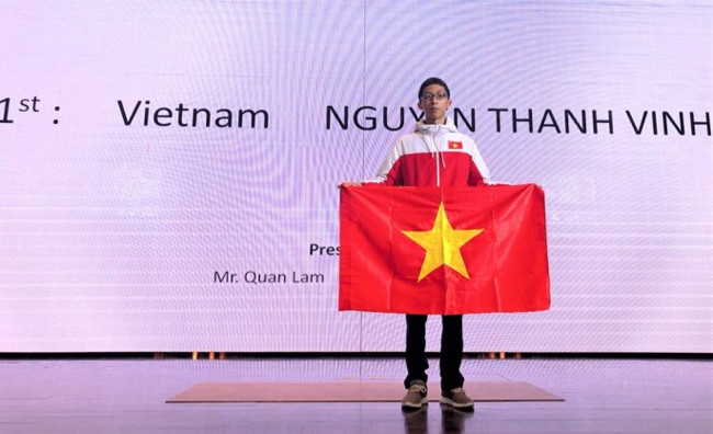 Nguyễn Thành Vinh là học sinh Việt Nam đạt giải vàng cao nhất kỳ thi vô địch các đội tuyển Toán thế giới 2019. Ảnh: NVCC Nguyễn Thành Vinh là học sinh Việt Nam đạt giải vàng cao nhất kỳ thi vô địch các đội tuyển Toán thế giới 2019. Ảnh: NVCC