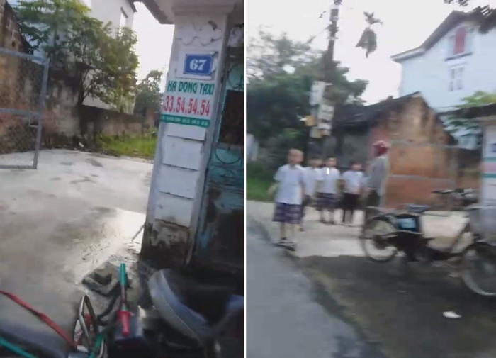 Hình ảnh được cắt ra từ clip phụ huynh quay tại nhà cô giáo Lê Thu Bắc. Ảnh: LC Hình ảnh được cắt ra từ clip phụ huynh quay tại nhà cô giáo Lê Thu Bắc. Ảnh: LC