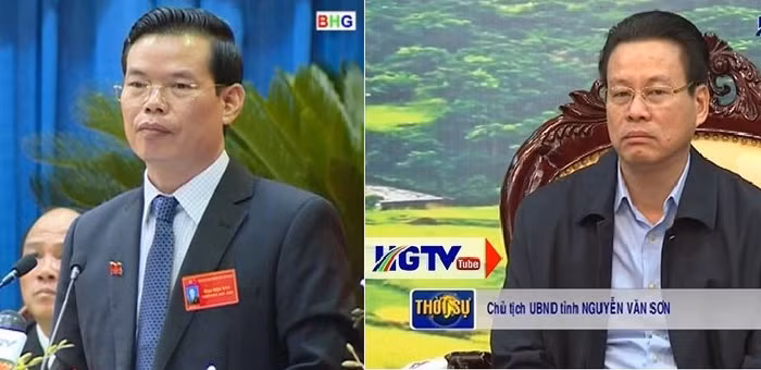 Nguyên bí thư tỉnh ủy Hà Giang, Triệu Tài Vinh và Chủ tịch Ủy ban nhân dân tỉnh Hà Giang bị kỷ luật và xem xét kỷ luật. Ảnh: HGTV