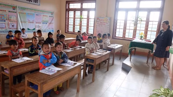 Nếu các em được học thật, thầy cô giáo dạy thật, đi thi là thật thì không có lý gì chúng ta lại không có nhân tài thật. Ảnh minh họa: Lại Cường