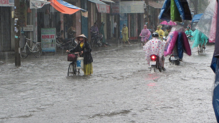 Do ảnh hưởng của áp thấp nhiệt đới sau mạnh lên thành bão, các tỉnh Nam Trung Bộ đang có mưa vừa, mưa to...Ảnh: Hoàng Tuấn Do ảnh hưởng của áp thấp nhiệt đới sau mạnh lên thành bão, các tỉnh Nam Trung Bộ đang có mưa vừa, mưa to...Ảnh: Hoàng Tuấn