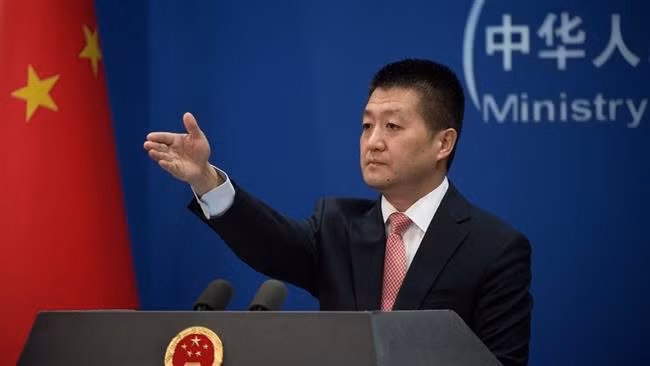 Người phát ngôn Bộ Ngoại giao Trung Quốc Lục Khảng, ảnh: Press TV.