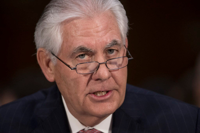 Ông Rex Tillerson được Tổng thống Donald Trump lựa chọn làm Ngoại trưởng Hoa Kỳ có quan điểm cứng rắn với Trung Quốc ở Biển Đông, ảnh: Chicago Suntimes. Ông Rex Tillerson được Tổng thống Donald Trump lựa chọn làm Ngoại trưởng Hoa Kỳ có quan điểm cứng rắn với Trung Quốc ở Biển Đông, ảnh: Chicago Suntimes.