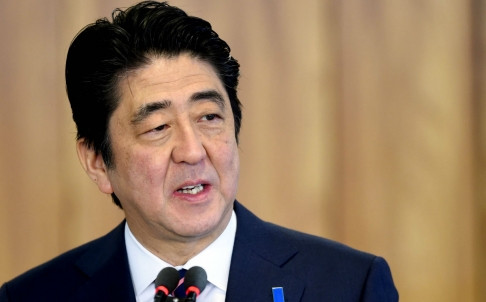 Thủ tướng Nhật Bản Shinzo Abe. Thủ tướng Nhật Bản Shinzo Abe.