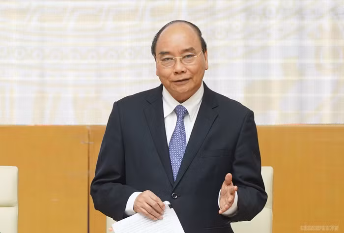 Thủ tướng phát biểu. Ảnh: VGP