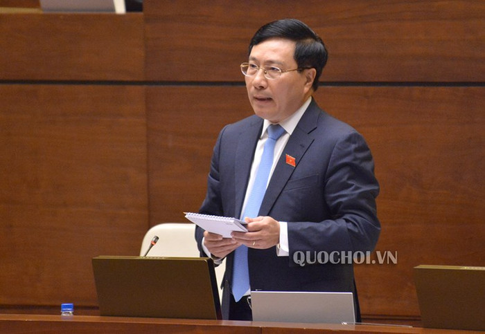 Phó Thủ tướng, Bộ trưởng Ngoại giao Phạm Bình Minh. Ảnh: Quochoi.vn Phó Thủ tướng, Bộ trưởng Ngoại giao Phạm Bình Minh. Ảnh: Quochoi.vn