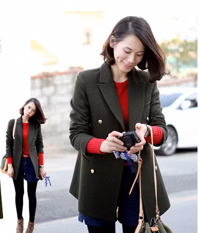 Mẫu áo khoác mang phong cách quân đội chưa bao giờ lỗi mốt bởi nó khiến bạn trông rất khỏe khoắn, năng động.