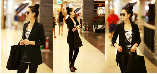 Vest đen luôn tạo cho bạn vẻ đẹp bí ẩn, cuốn hút.