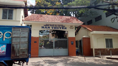 Trường Trung học phổ thông Hàn Thuyên. (Ảnh: H.L) Trường Trung học phổ thông Hàn Thuyên. (Ảnh: H.L)