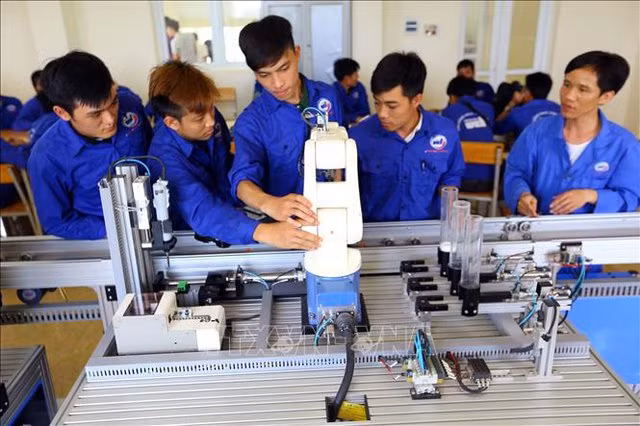 Mạng lưới giáo dục nghề nghiệp sẽ được quy hoạch theo vùng. Ảnh: TTXVN