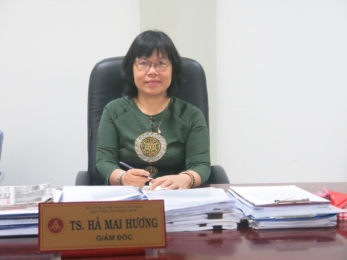 Tiến sĩ Hà Mai Hương cho biết xu hướng chung các ngành nghệ thuật không là sự lựa chọn của số đông. Ảnh: Học viện âm nhạc Huế Tiến sĩ Hà Mai Hương cho biết xu hướng chung các ngành nghệ thuật không là sự lựa chọn của số đông. Ảnh: Học viện âm nhạc Huế