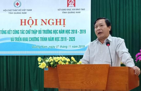Ông Nguyễn Công Thành - Phó Giám đốc Sở Giáo dục và Đào tạo tỉnh Quảng Nam. (Ảnh: Hội Chữ thập đỏ Việt Nam) Ông Nguyễn Công Thành - Phó Giám đốc Sở Giáo dục và Đào tạo tỉnh Quảng Nam. (Ảnh: Hội Chữ thập đỏ Việt Nam)