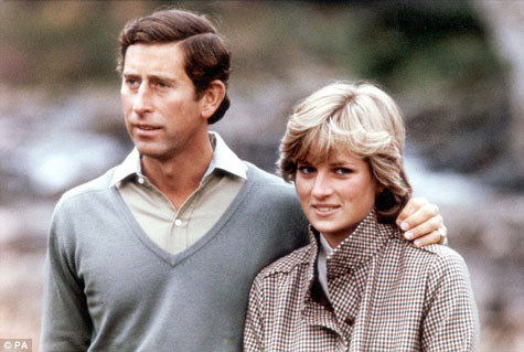 Công nương Diana và Thái tử Charles
