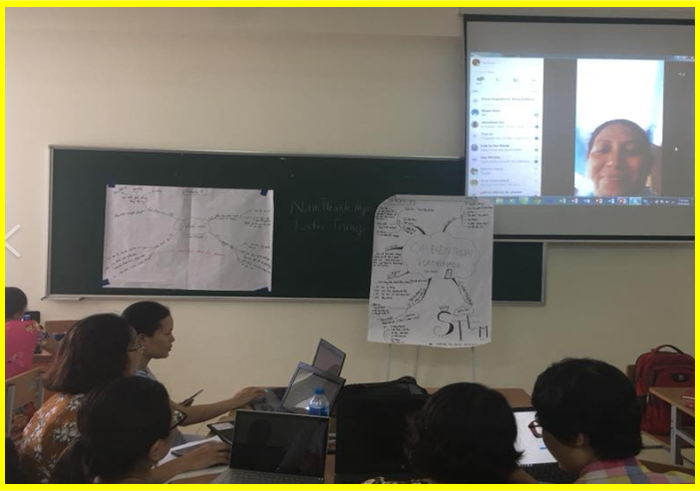 Một tiết học theo mô hình STEM. (Ảnh: NVCC) Một tiết học theo mô hình STEM. (Ảnh: NVCC)