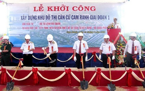 Lễ khởi công xây dựng khu đô thị căn cứ Cam Ranh Lễ khởi công xây dựng khu đô thị căn cứ Cam Ranh
