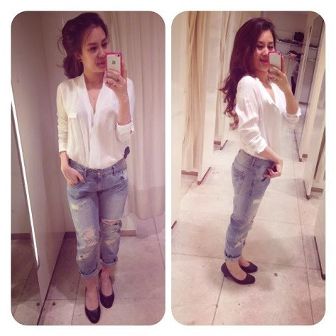 Không những sở hữu gương mặt xinh đẹp, Ngọc Hương còn có vóc dáng cân đối