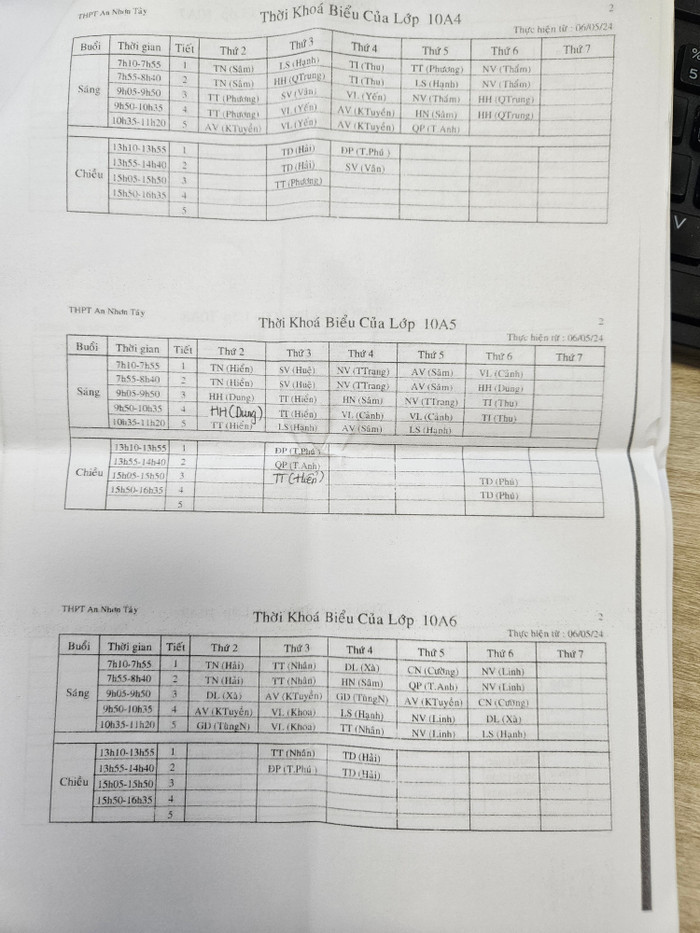 Thời khóa biểu một số lớp do bạn đọc cung cấp. 20240529_161231.jpg