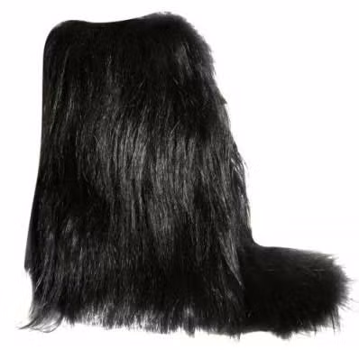 Không biết gọi đây là cái gì, lớp lông đen xì xấu xí làm người ta giật mình. Xem thêm: Phong cách thời trang Sao Việt / Bộ sưu tập váy xinh chào hè 2012.