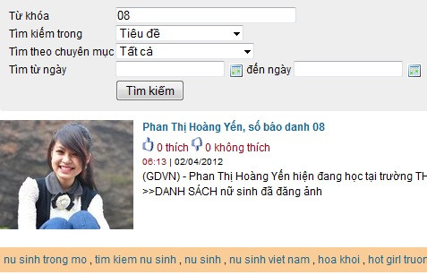 Kết quả hiện ra đúng với số báo danh cần tìm kiếm. Trong ảnh là ví dụ. Kết quả hiện ra đúng với số báo danh cần tìm kiếm. Trong ảnh là ví dụ.