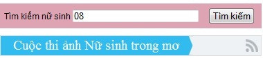 Gõ vào ô tìm kiếm nữ sinh họ tên hoặc số báo danh. Trong ảnh là ví dụ. Gõ vào ô tìm kiếm nữ sinh họ tên hoặc số báo danh. Trong ảnh là ví dụ.