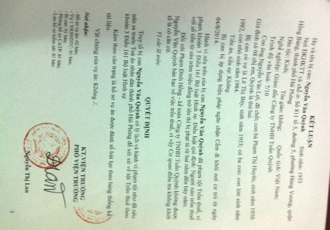 Cáo trạng của Viện Kiểm sát nhân dân TP.Hải Phòng đã chỉ rõ hành vi tẩu tán tài sản đảm bảo của Nguyễn Văn Quỳnh.(Ảnh: Duy Phong) Cáo trạng của Viện Kiểm sát nhân dân TP.Hải Phòng đã chỉ rõ hành vi tẩu tán tài sản đảm bảo của Nguyễn Văn Quỳnh.(Ảnh: Duy Phong)