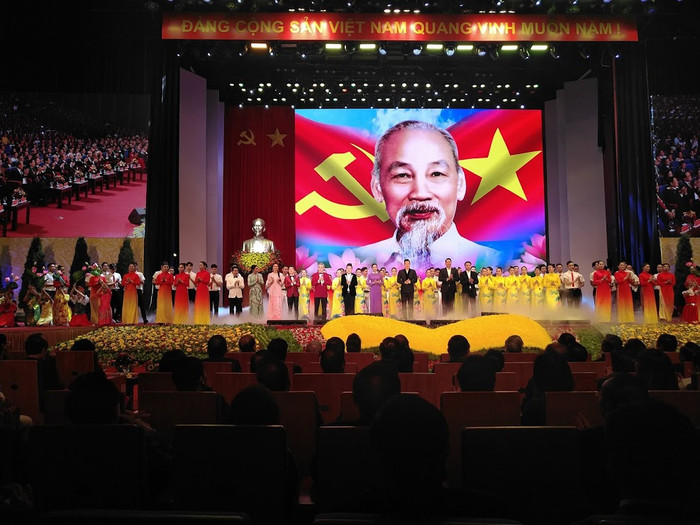 Chương trình nghệ thuật tại lễ kỷ niệm. (Ảnh: LC) Chương trình nghệ thuật tại lễ kỷ niệm. (Ảnh: LC)