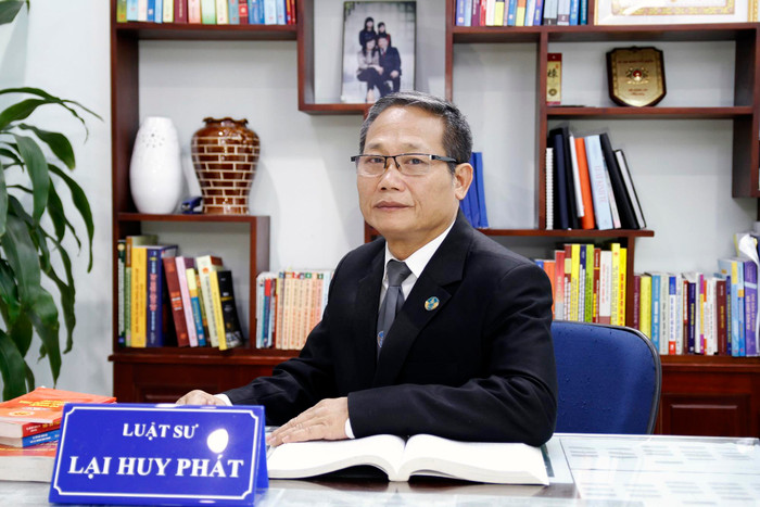 Luật sư Lại Huy Phát. (Ảnh: NVCC) Luật sư Lại Huy Phát. (Ảnh: NVCC)