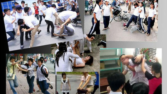 Trung bình mỗi ngày có đến 5 vụ bạo lực học đường. (Ảnh: VTV) Trung bình mỗi ngày có đến 5 vụ bạo lực học đường. (Ảnh: VTV)