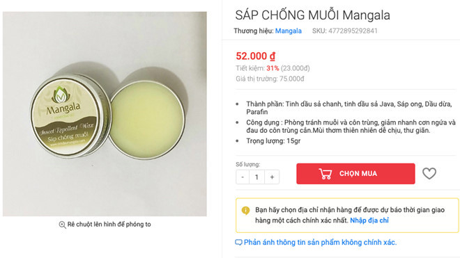 Hình ảnh sản phẩm được quảng cáo trên một trang bán hàng online. Hình ảnh sản phẩm được quảng cáo trên một trang bán hàng online.
