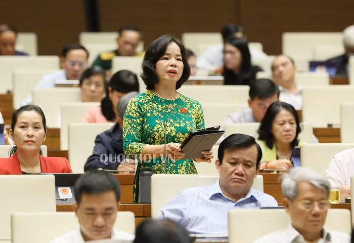 Đại biểu Phạm Thị Thu Trang. Ảnh: Quochoi.vn