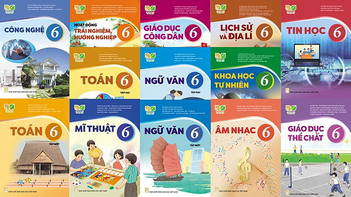 Bộ sách giáo khoa Kết nối tri thức với cuộc sống lớp 6. Ảnh: NXBGDVN Bộ sách giáo khoa Kết nối tri thức với cuộc sống lớp 6. Ảnh: NXBGDVN