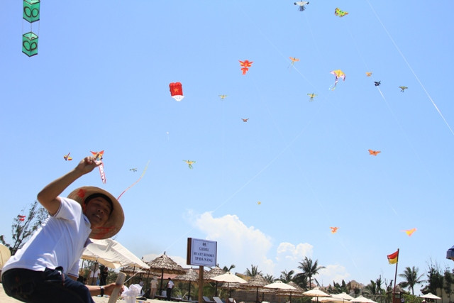 Người dự thi có thể thực hiện một hoặc nhiều diều kết hợp lại mô phỏng và hình tượng hóa các đồ vật, cây cối, các vật dụng thân thuộc trong đời sống cũng như các sinh vật sống dưới biển, thuyền buồm, các truyền thuyết liên quan đến biển cả và đại dương... Người dự thi có thể thực hiện một hoặc nhiều diều kết hợp lại mô phỏng và hình tượng hóa các đồ vật, cây cối, các vật dụng thân thuộc trong đời sống cũng như các sinh vật sống dưới biển, thuyền buồm, các truyền thuyết liên quan đến biển cả và đại dương...