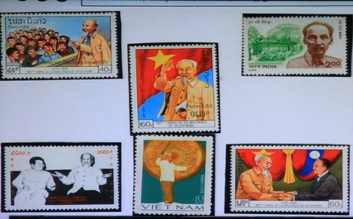 Bộ tem chuyên đề về Bác Hồ của ông Phạm Trung Kiên đã được nhận giải Bạc trong Triển lãm Tem bưu chính quốc gia (Vietstampex 2005).