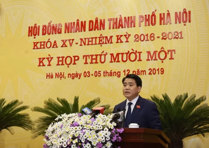Chủ tịch Ủy ban Nhân dân Thành phố Hà Nội - ông Nguyễn Đức Chung. Ảnh: Hà Nội Mới