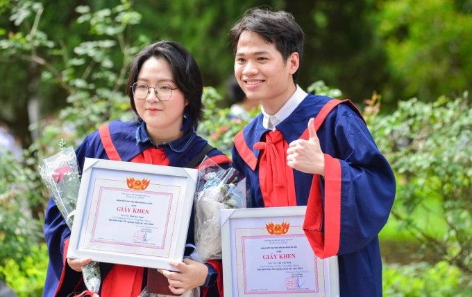 Sinh viên Đại học Bách khoa Hà Nội trong ngày lễ tốt nghiệp. Ảnh: HUST Sinh viên Đại học Bách khoa Hà Nội trong ngày lễ tốt nghiệp. Ảnh: HUST