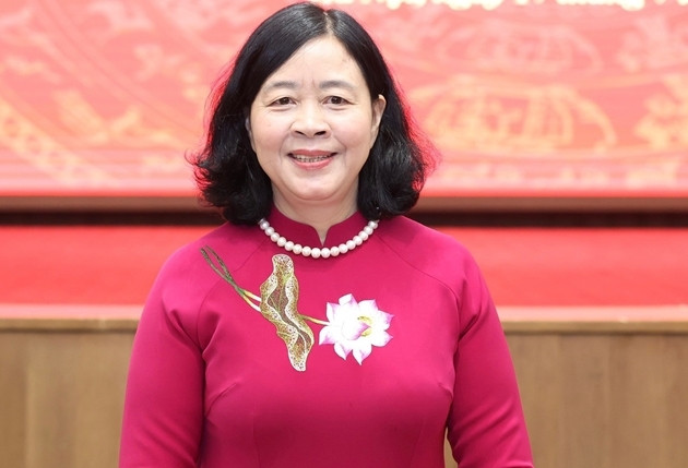 Bà Bùi Thị Minh Hoài - Bí thư Thành ủy Hà Nội. Ảnh: TTXVN ba-bui-thi-minh-hoai.jpeg