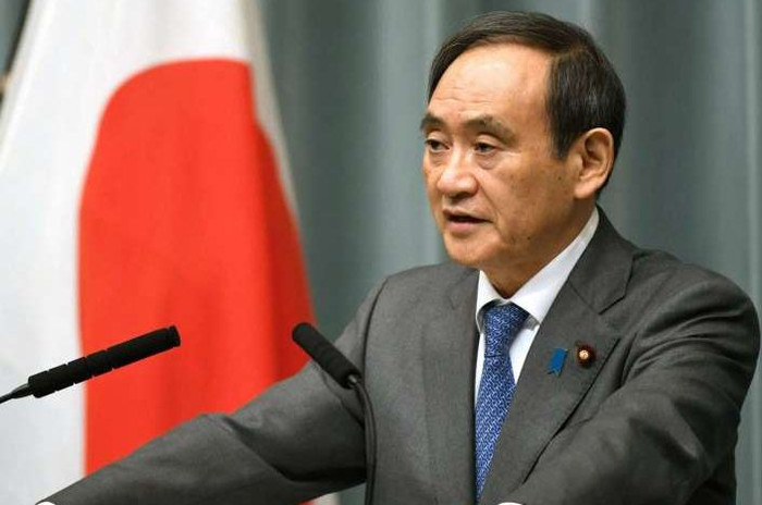 Chánh văn phòng Nội các Nhật Bản Yoshihide Suga, ảnh: The Straits Times / Reuters. Chánh văn phòng Nội các Nhật Bản Yoshihide Suga, ảnh: The Straits Times / Reuters.