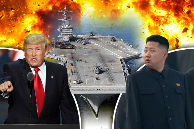 Tổng thống Mỹ Donald Trump và Chủ tịch Triều Tiên Kim Jong-un, ảnh: Daily Star. Tổng thống Mỹ Donald Trump và Chủ tịch Triều Tiên Kim Jong-un, ảnh: Daily Star.