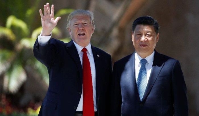 Tổng thống Mỹ Donald Trump và Chủ tịch Trung Quốc Tập Cận Bình ở Mar-a-Lago, ảnh: Washington Times. Tổng thống Mỹ Donald Trump và Chủ tịch Trung Quốc Tập Cận Bình ở Mar-a-Lago, ảnh: Washington Times.