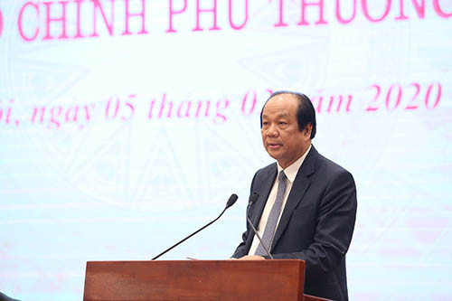 Bộ trưởng Mai Tiến Dũng. Ảnh: VGP Bộ trưởng Mai Tiến Dũng. Ảnh: VGP