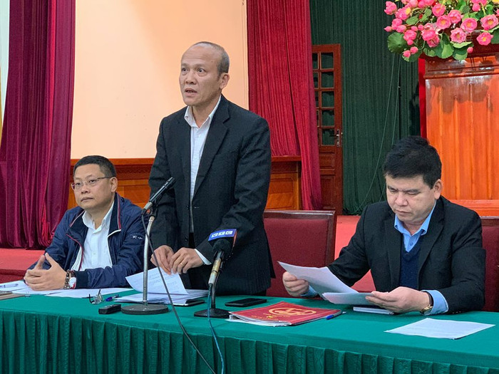 Ông Ngô Mạnh Tuấn - Phó Giám đốc Sở Giao thông vận tải thông tin về dự án. Ảnh: T.T