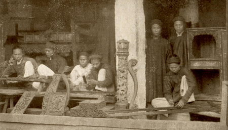 Một xưởng mộc.