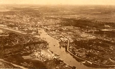 Chợ Lớn trên một tấm bưu thiếp.