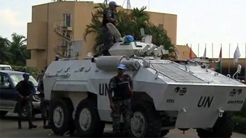 Nhân viên gìn giữ hòa bình LHQ. Ảnh: Reuters. Nhân viên gìn giữ hòa bình LHQ. Ảnh: Reuters.