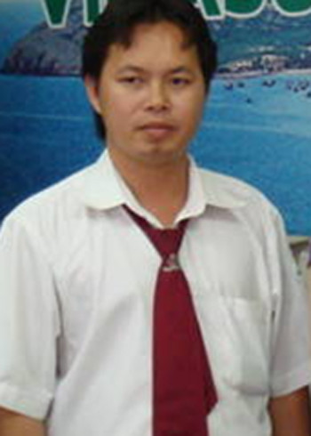 Tài xế Phạm Thế Vịnh. Ảnh: Nguyễn Văn Quý.